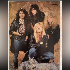 Banshee Band Pinup with Leather Jackets